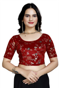 SCUBE DESIGNS Round Neck Women Blouse