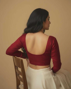 PRIYANKA TEXTILES Round Neck Women Blouse