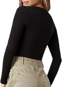 PUERY Boat Neck Women Blouse