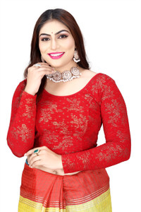 Dhyaan Textile Round Neck Women Blouse