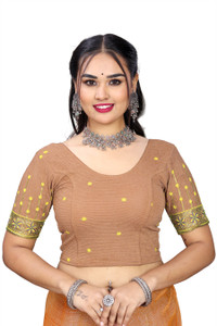 DHYAAN TEXTILES Round Neck Women Blouse
