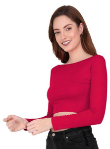 THE BLAZZE Boat Neck Women Blouse