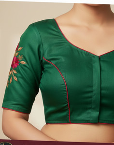 Sui dhaga butique Sweetheart Neck Women Blouse