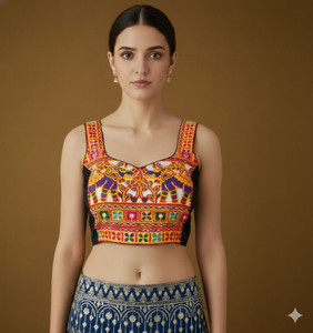 GUPTATRENDZ Round Neck Women Blouse