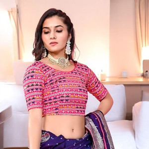 DERZO Round Neck Women Blouse