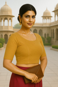 PRITAM TRENDZ Round Neck Women Blouse