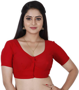 तन्वी j महिलाओं के लिए गोल गला ब्लाउज