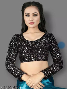 गणेश फैशन महिलाओं के लिए बोट नेक ब्लाउज