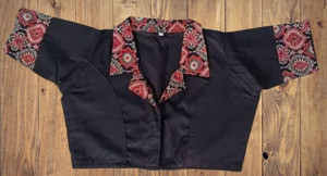 Mou Collection Band collar Women Blouse