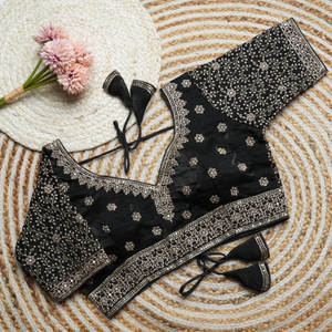 Modern Mughals V-Neck Women Blouse