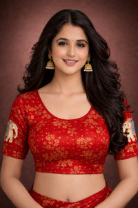 LAXMISHREE LIFESTYLE Round Neck Women Blouse