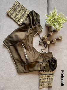 आरती आर्ट महिलाओं के लिए गोल गला ब्लाउज