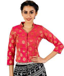 JALPAIBON Band collar Women Blouse