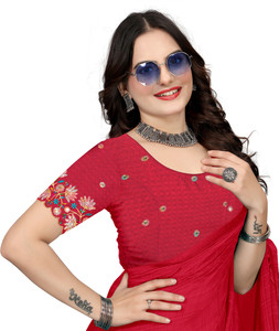 VeenaCreation Round Neck Women Blouse