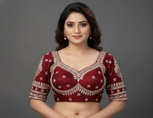 AARTI ART Sweetheart Neck Women Blouse