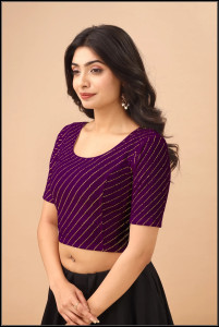 Leelavati Round Neck Women Blouse