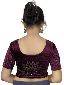 PU Fashion U-Neck Women Blouse