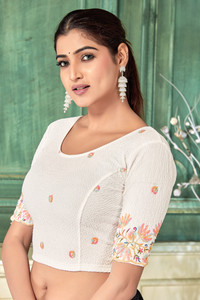DRESQUE STRORE Round Neck Women Blouse