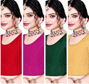 MAKHAN U-Neck Women Blouse