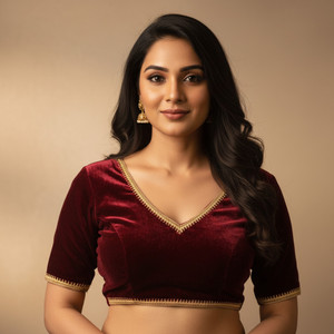 EZ stall V-Neck Women Blouse