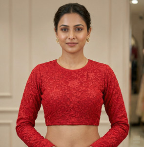 GROWMORE CREATION Round Neck Women Blouse