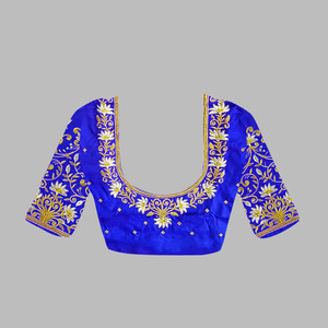 ORIGINEXCLUSIVE Art Silk Embroidered Blouse Material