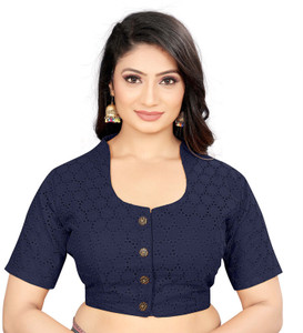 M R Apparels U-Neck Women Blouse