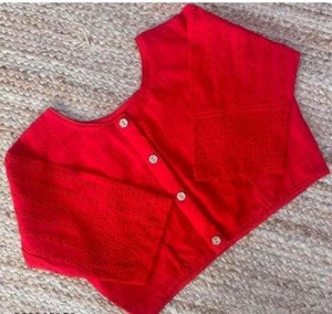 Sathi Creation Boat Neck Women Blouse