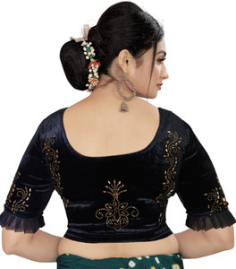 Women Round Neck Half Sleeve Blouse