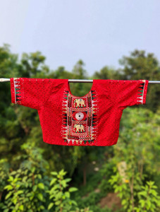 SLAGHA Round Neck Women Blouse