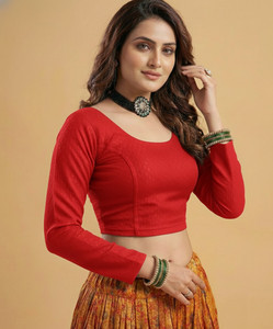 LAMBODAR TEXTILES Round Neck Women Blouse