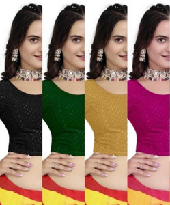 Radhe Collection Round Neck Women Blouse