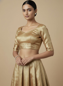 sazora Round Neck Women Blouse