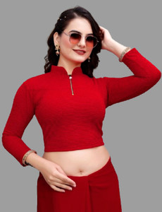 वुमन मोड महिलाओं के लिए बैंड कॉलर ब्लाउज