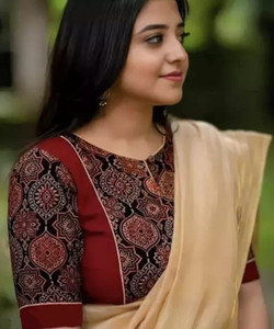 मू कलेक्शन महिलाओं के लिए गोल गला ब्लाउज