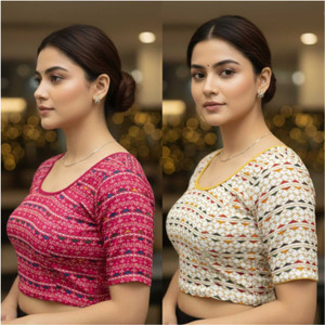 PRIYANKA TRADERS Round Neck Women Blouse