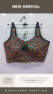 Raghuveer Creation Round Neck Women Blouse