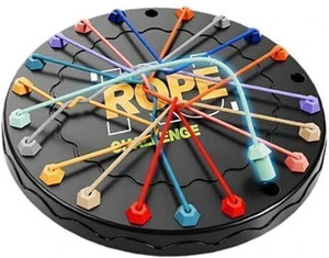 CountryLink Logical Thinking Chess Puzzle Game – Mind Challenge & Rope Toy Set for Kids 3+ Board Game Accessories