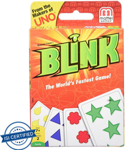 mattel GAMES Blink the World's Fastest Card Game, Multi Color