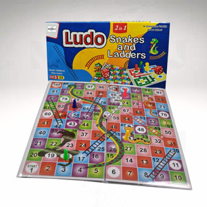 Meesaj Premium Ludo & Snakes Ladders – 2-in-1 Family Board Game for ...