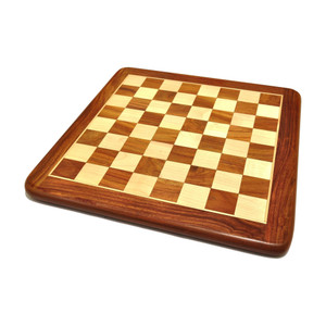 Palm Royal Handicrafts 14 x 14 inch Wooden Chess Board Made of Rosewood , Wooden Chess Board . Educational Board Games