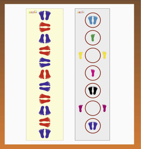 zezby Hopscotch Jumbo Play Mat, Game for Kids, Adults, Indoor-Outdoor Fun Game Party & Fun Board Game