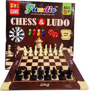 FUNDIO 2-in-1 Chess and Ludo Board Game 45 cm - Image 6