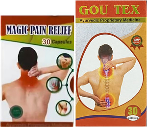 HERBSHD Magic Pain Relief Cap & Gou Tex Cap | For Rheumatoid Arthritis ...