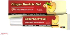 ACTIWOW Ginger Gastric Gel for Natural Stomach Relief During PMS Gel ...