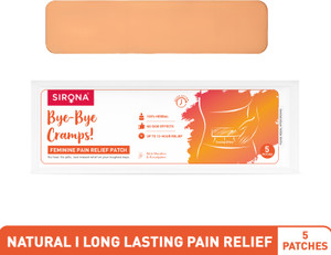 SIRONA Herbal Feminine Period Pain Relief Patches for Menstrual & Body Cramp Plaster & Patch (5 P...