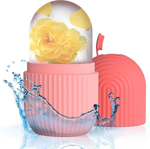 eyurva reusable silicone facial ice roller for glowing & tighten skin ice roller for face massager