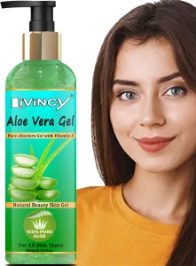 Livincy 100% Pure Aloe Vera Gel for glowing Face, Skin & Hair