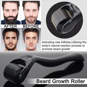 ingostores Mind Matters Beard Growth Roller Derma Roller 0.5mm Hair Growth Stimulator