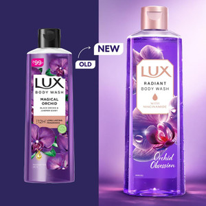 LUX Radiant Orchid fragrance Shower Gel Long Lasting Fragranc 245Ml/